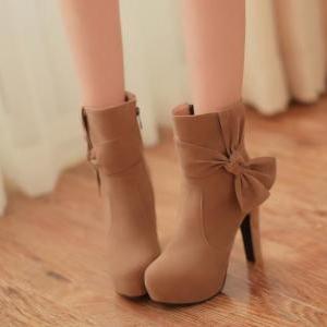 Snow Boots Warm Cotton Boots Heels
