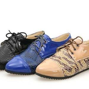 Retro Leopard Flat Shoes