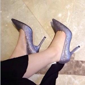 Glitter Pointed-toe High Heel Stilettos