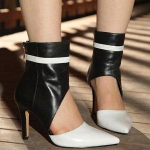 Fashion Leather High-heeled Shoes Ss05122sh