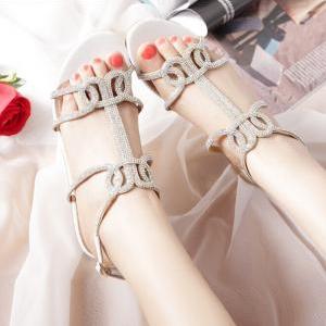 Stylish Low-heeled Sandals Ss05231sh