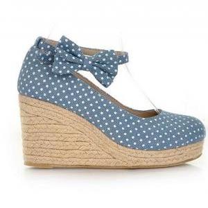 Spring And Summer Wave Point Fashion High Heels..