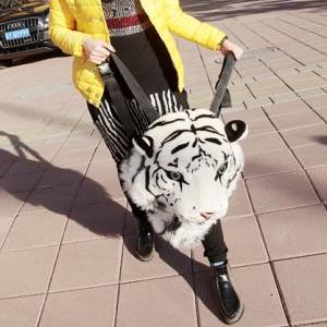 Tiger Backpack Creative Personality Steller..