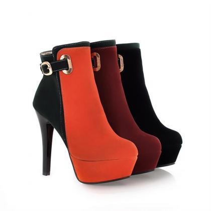 Spell Color High-heeled Boots Qq1208bj