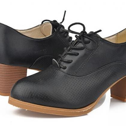 Fashion Thick With Oxford High Heels 3018950