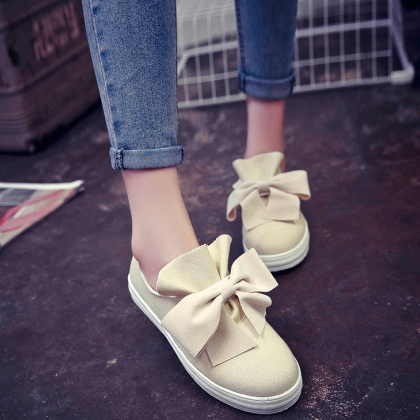 Lovely Bowknot Leisure Flat Shoes 1812138