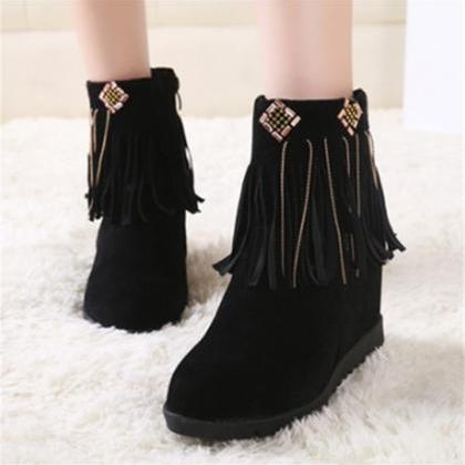 Casual Flats Comfortable Snow Boots 6801907