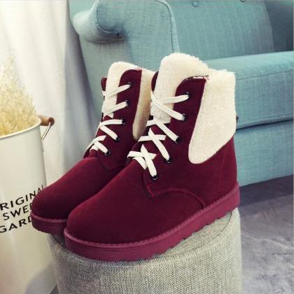 Fashion Winter Warm Snow Boots Cotton Shoes..