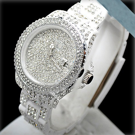 watch full of diamonds