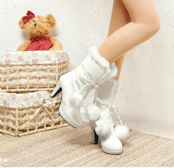 Rabbit High-heeled Boots