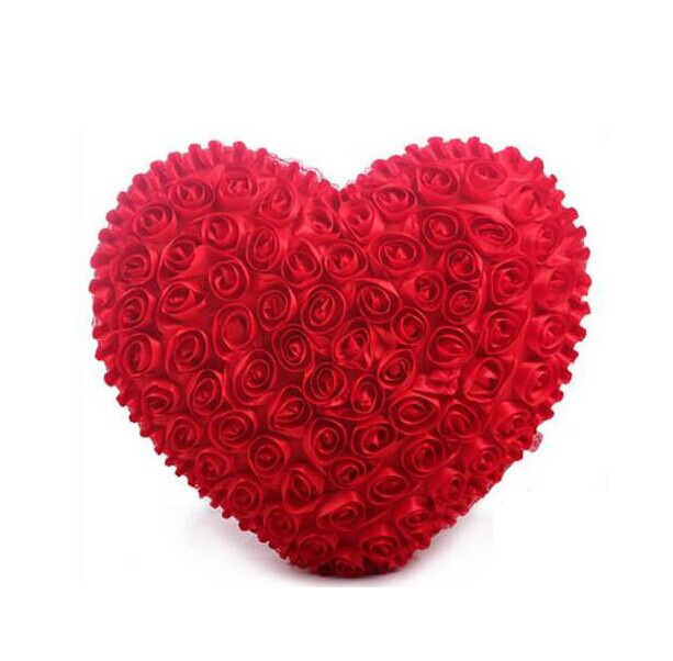 Rose Heart-shaped Pillow Gd0702bh