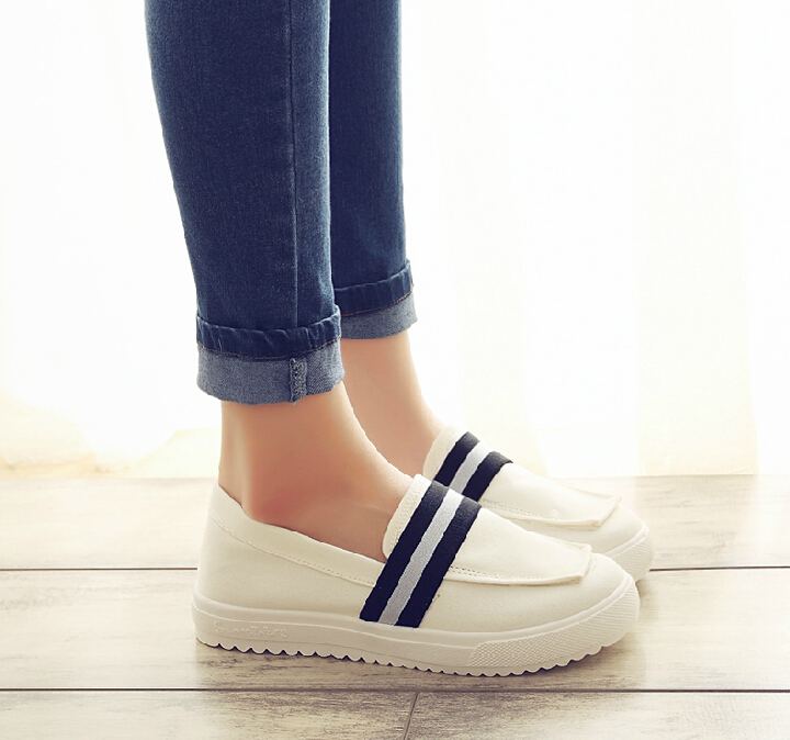 Heavy-bottomed Casual Canvas Shoes Az910ee