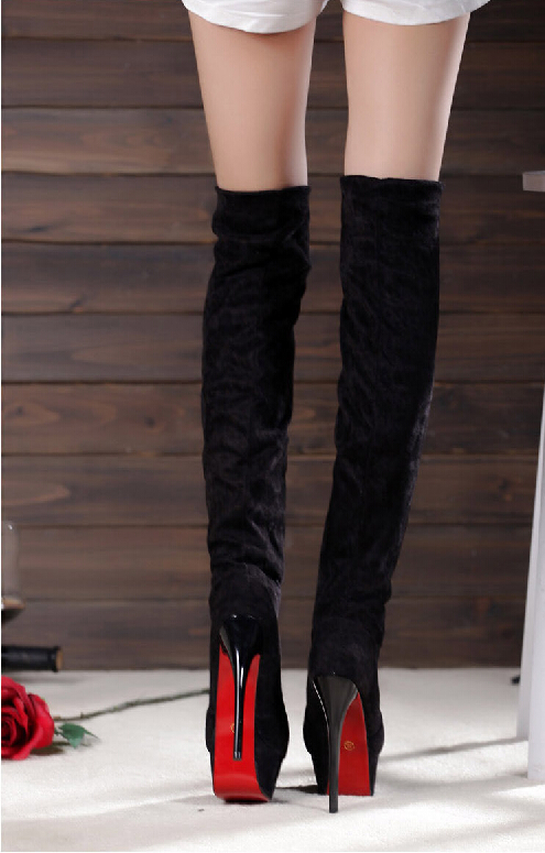 leopard knee high boots