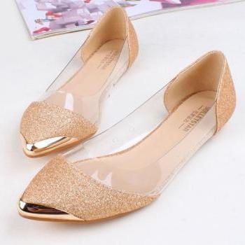 Transparent Pointed Shoes