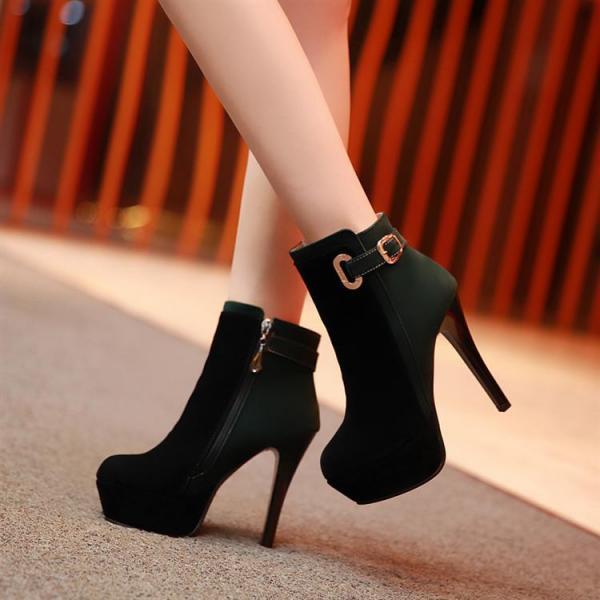 Spell Color High-heeled Boots QQ1208BJ on Luulla